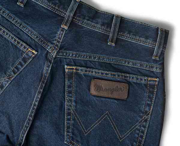Wrangler Texas 100 % Baumwolle - Blue Black - Herren Jeans